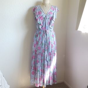 Summer Dress Long Rayon Maxi Dress NEW US 14